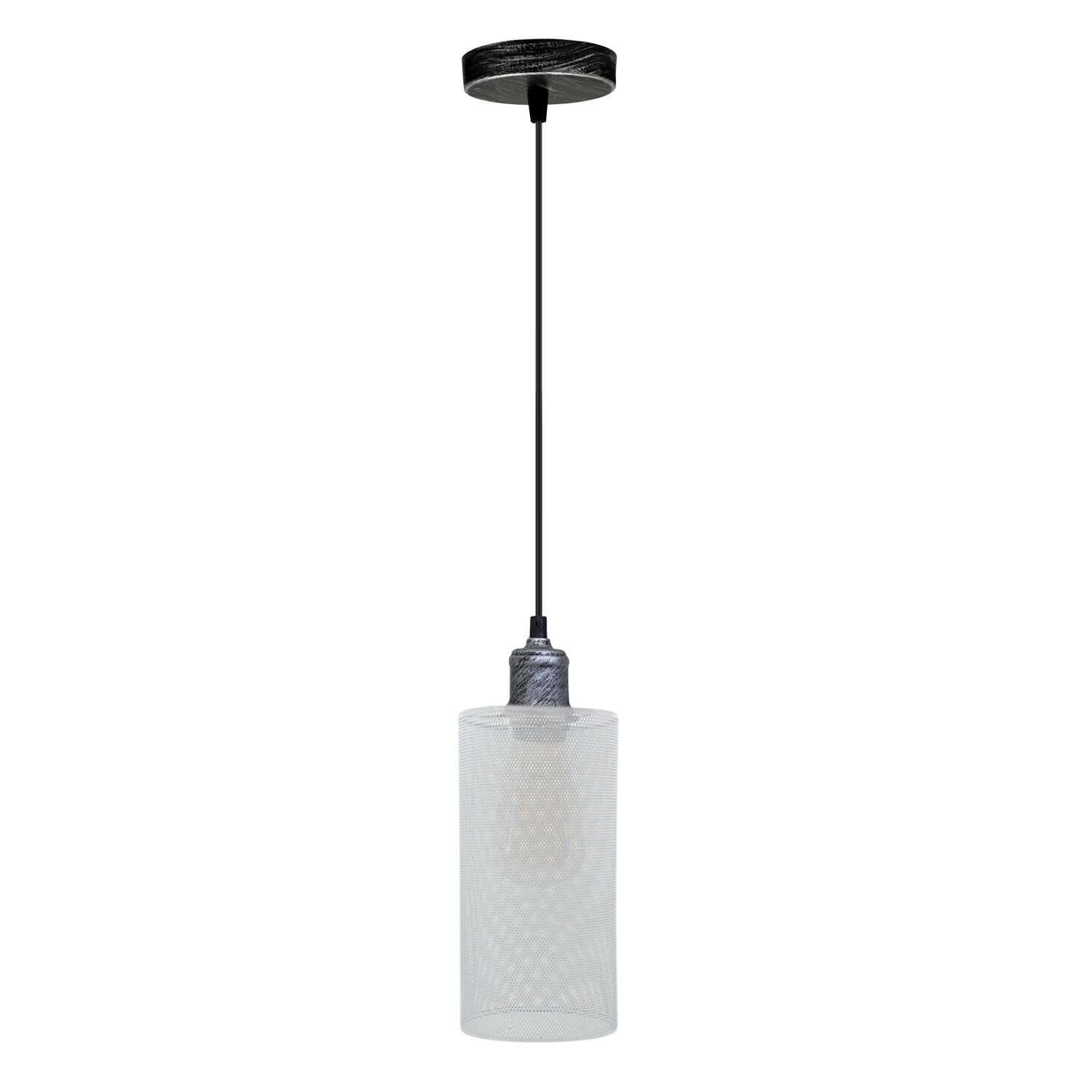 Industrial Hanging White Pattern Lamp shade Metal Loft Nordic Party Decor Lampion~3444 - LEDSone UK Ltd