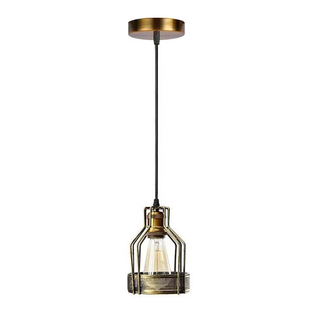 Lampshade Modern Ceiling Pendant Brass Chandelier Light~3176 - LEDSone UK Ltd
