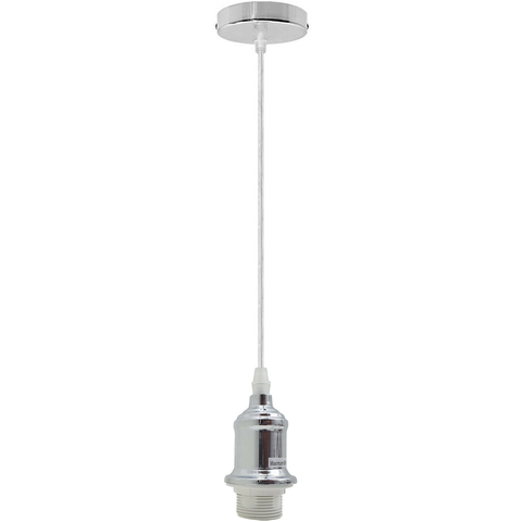 E27 Ceiling Rose Light Fitting Vintage Industrial Pendant Lamp Bulb Holder~2074