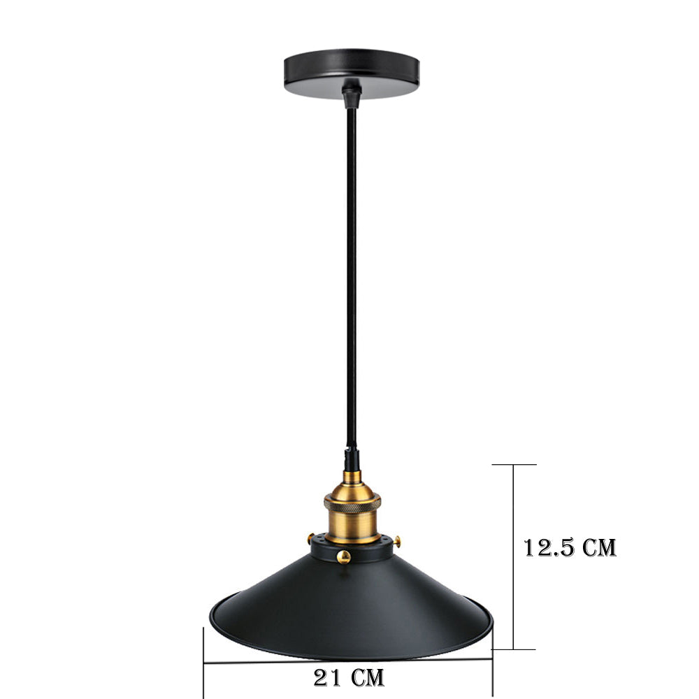 Industrial Vintage Lampshade pendant ceiling light  kitchen pendant lights light shades and ceiling lights breakfast bar lights pendant pendant ceiling lights black pendant lights island lights for ceiling black metal light shade copper lampshade black light pendant