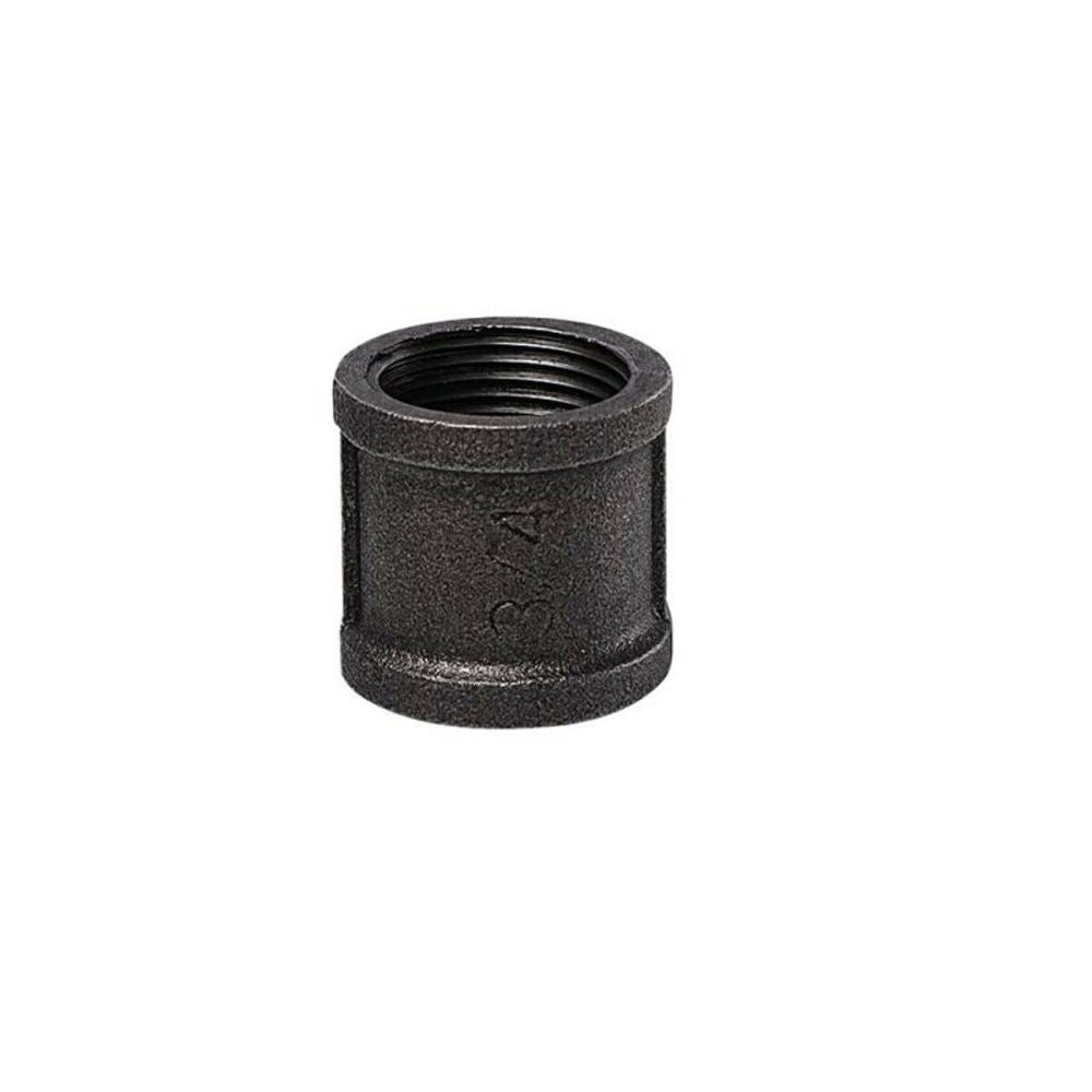 Pipe fitting accessories Straight Malleable Iron Connector~1837 - LEDSone UK Ltd