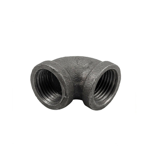 90 Elbow Black Malleable Iron Pipe Fittings~1840 - LEDSone UK Ltd
