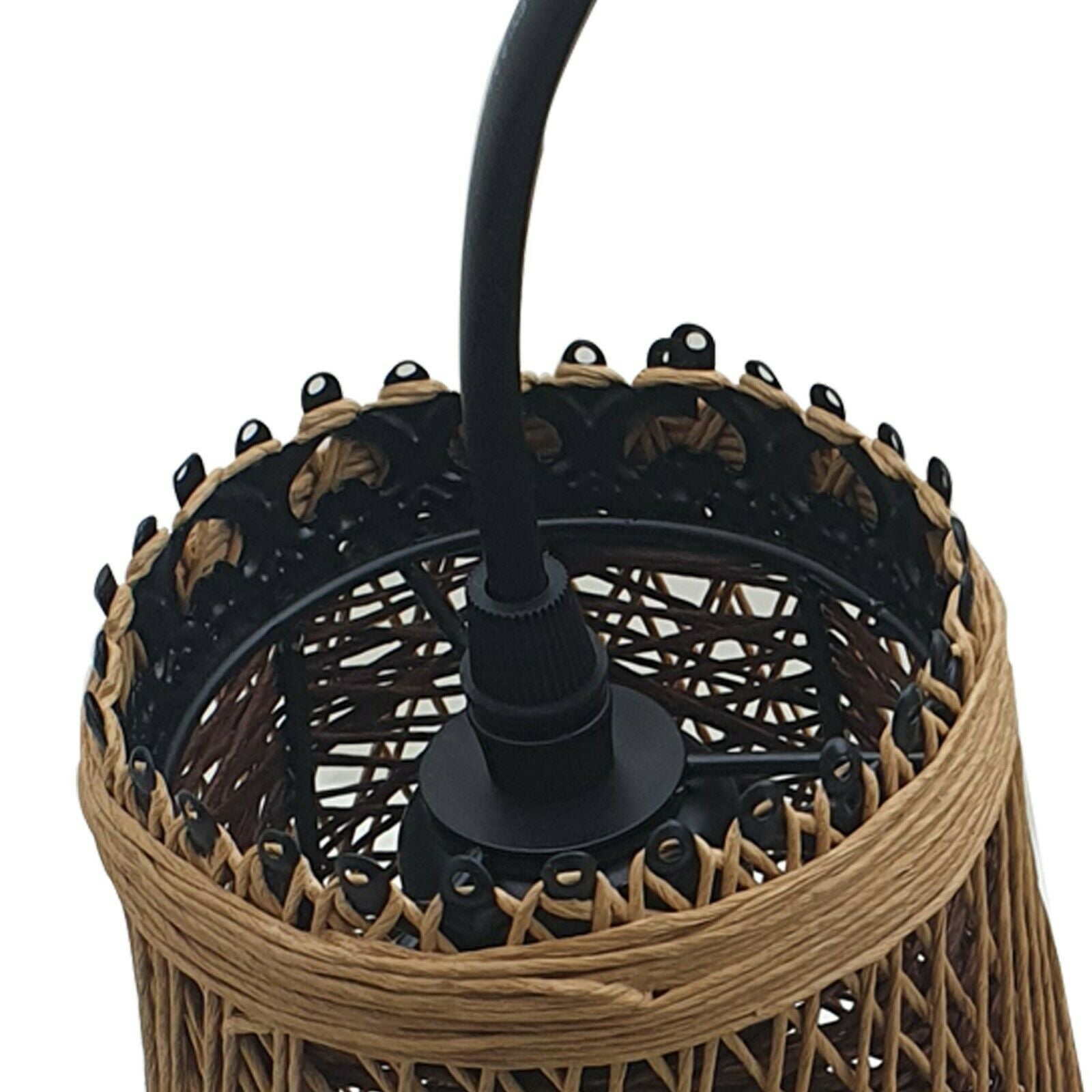 Modern Wicker Rattan Basket Style Ceiling Pendant Light Shade~1961 - LEDSone UK Ltd