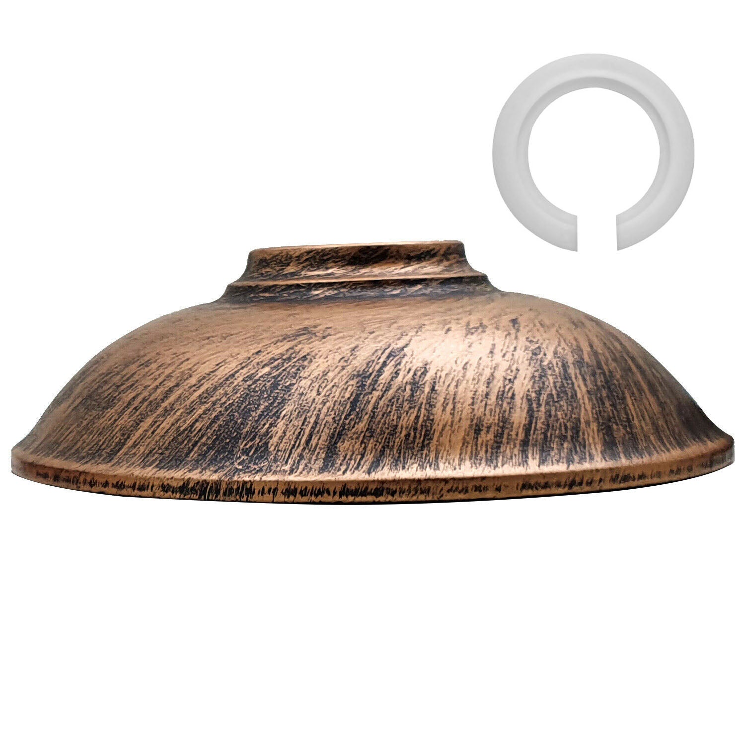 Retro Brushed Copper Style Ceiling Pendant Light Shade~1897 - LEDSone UK Ltd