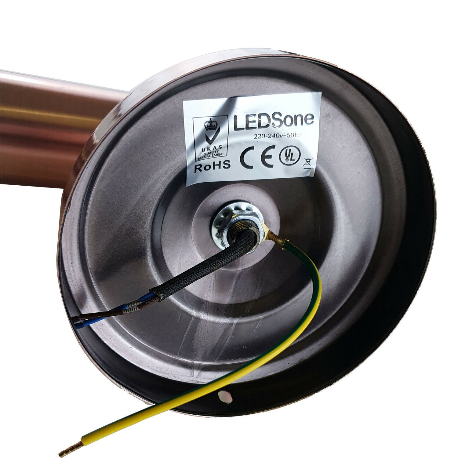 Rose Gold Industrial Vintage Retro Metallic Sconce Wall Light Lamp Fitting~1690 - LEDSone UK Ltd