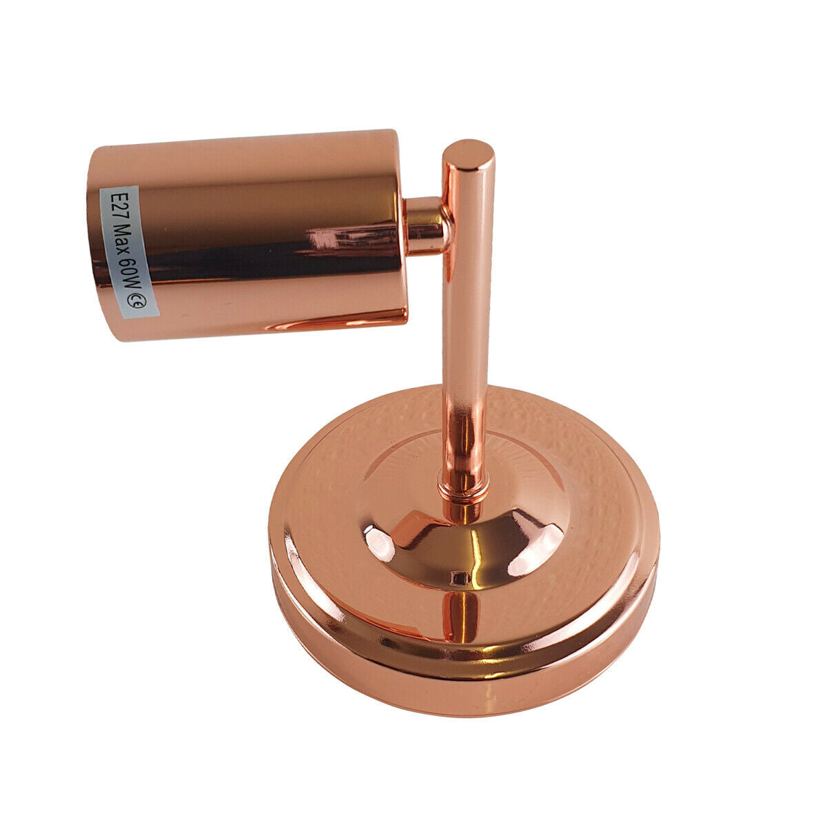 Rose Gold Industrial Vintage Retro Metallic Sconce Wall Light Lamp Fitting~1690 - LEDSone UK Ltd