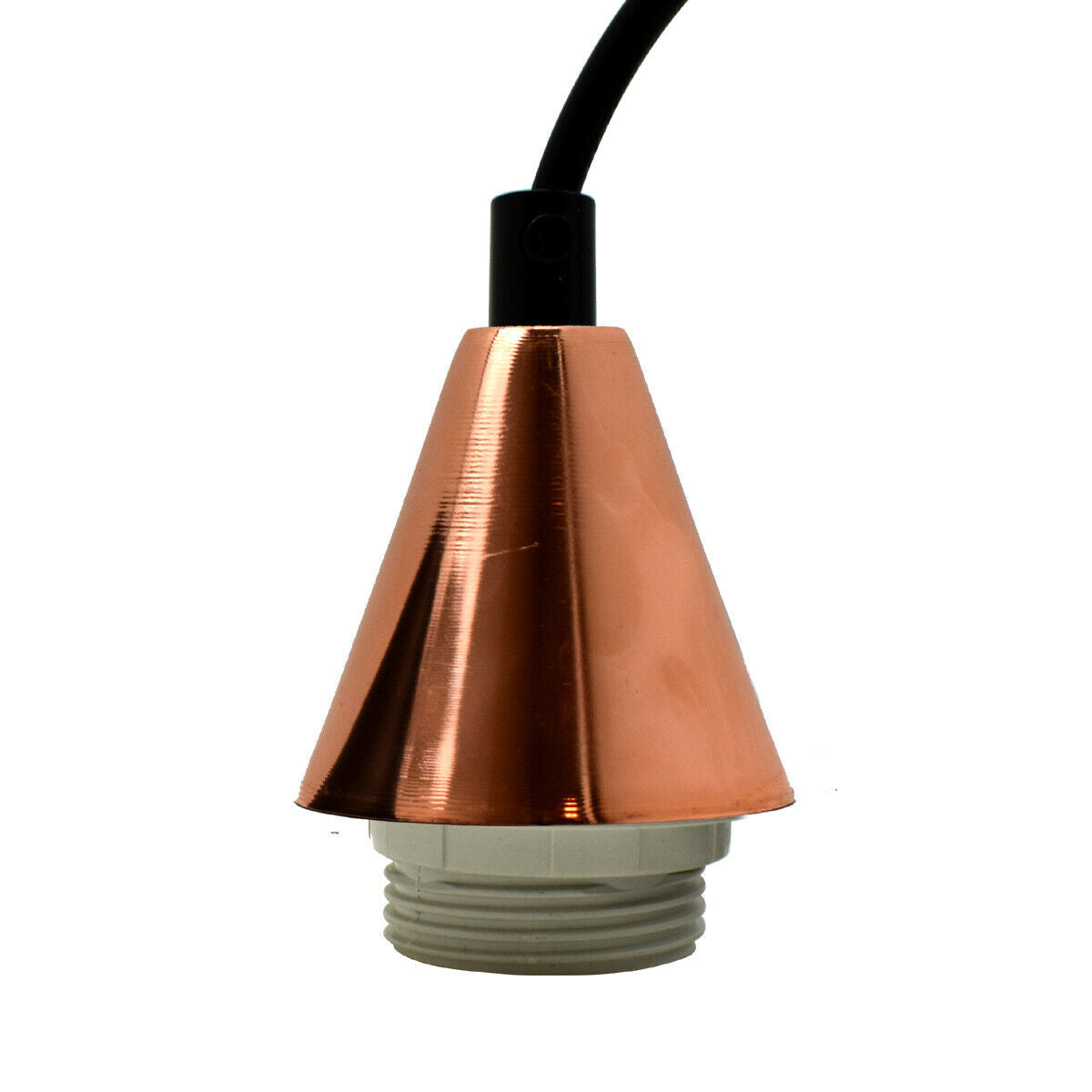 Rose Gold Light Pendant Fitting Ceiling Rose E27 Suspension Set~2375 - LEDSone UK Ltd
