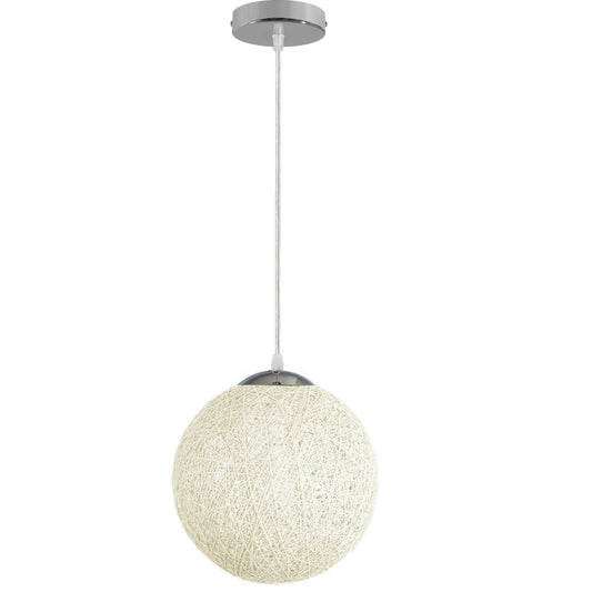 Modern Wicker Rattan Lampshade Ceiling Pendant Lamp Hanging Decoration Lamp~1882 - LEDSone UK Ltd