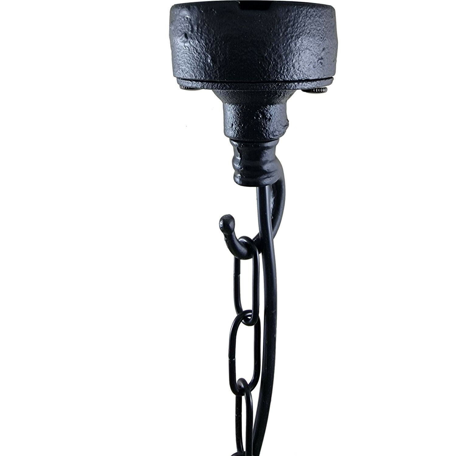 Industrial Vintage Ceiling Light Rustic Red Metal Conduit Retro Pendant Lamp Pendant Light Ceiling Light Ceiling Pendant Light Rustic Red Pendant Light Pendant Light With Black Chain Metal Shade Hanging Lights UK