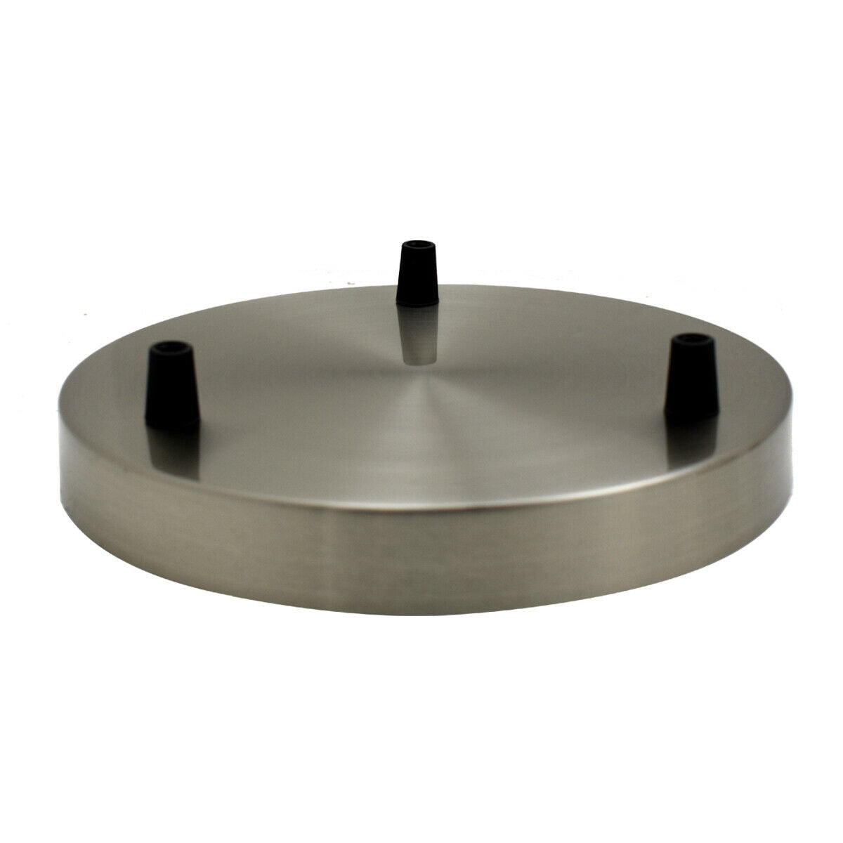 Metal 3-way outlet ceiling rose
