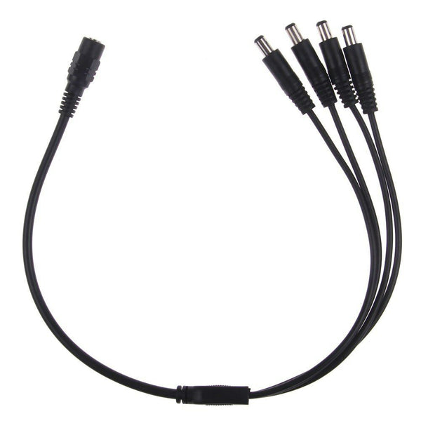 CCTV DC Power supply Splitter 2/4/6/8 Way Adapter 2.1mm Female to Male cable ~4093 – 4 Way