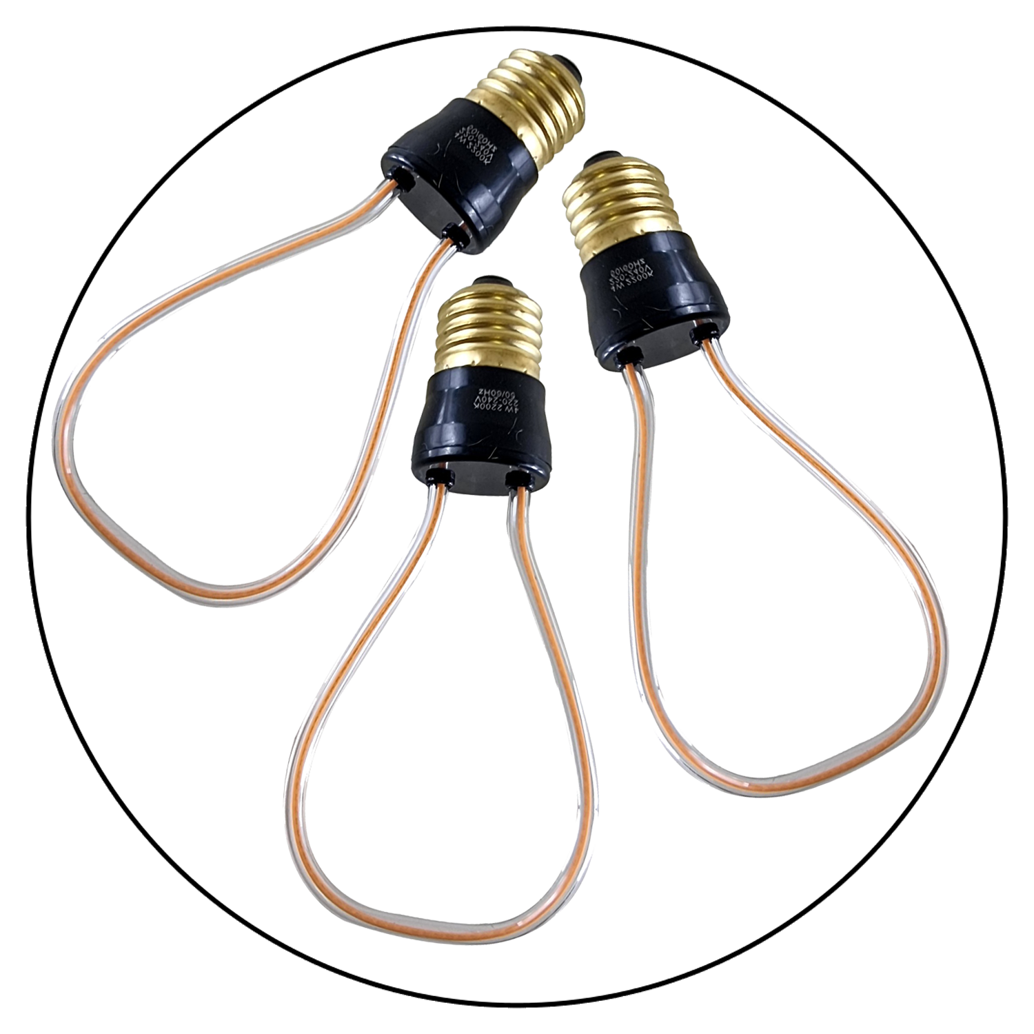 3 Pack 4W Vintage LED Soft Filament E27 Decorative Industrial Light ...