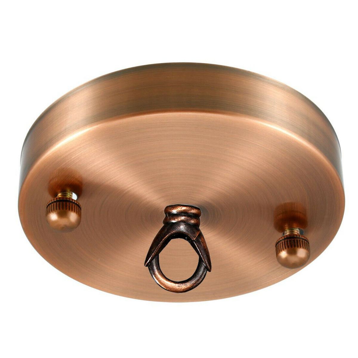Single Point Copper Color Outlet Ceiling Hook Ring Plate Perfect for fabric flex cable~2661 - LEDSone UK Ltd