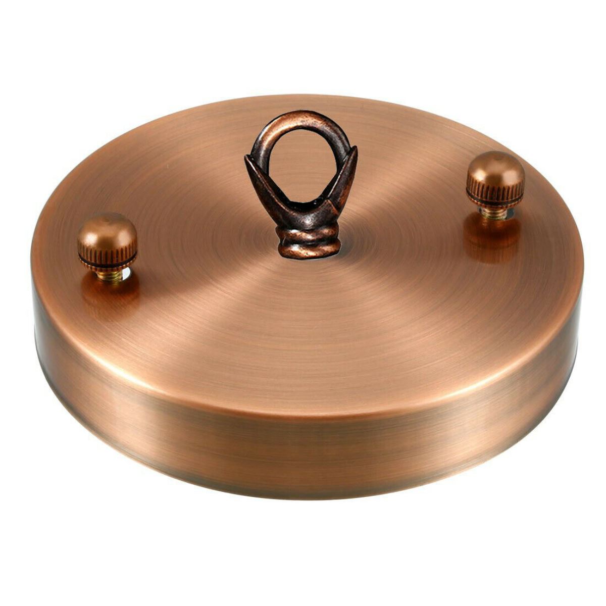 Single Point Copper Color Outlet Ceiling Hook Ring Plate Perfect for fabric flex cable~2661 - LEDSone UK Ltd