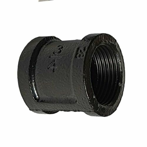 3/4 BSP MALLEABLE iron pipe BLACK Painted STEAM PUNK Cast Iron pipe fitting~3641 - LEDSone UK Ltd