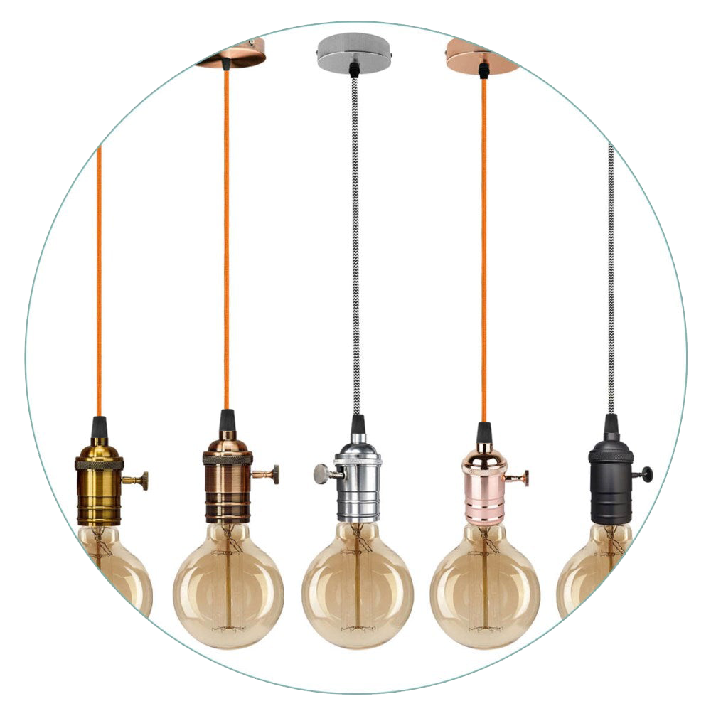 Switched Lamp Holder in Light Fittings Kit Set Form~1580 - LEDSone UK Ltd