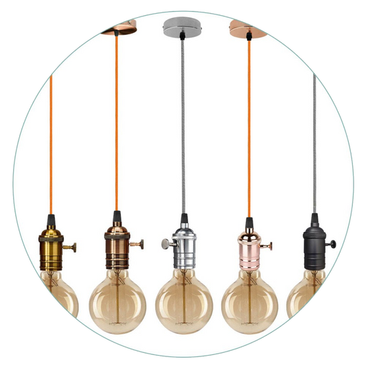 Switched Lamp Holder in Light Fittings Kit Set Form~1580 - LEDSone UK Ltd