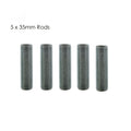 Pipe Nipple Lamp Repair Part 35mm Long 5pcs M10 Threaded Zinc Alloy~2896