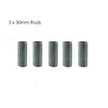 Threaded M10 Zinc Alloy 30mm Long Pipe Nipple Lamp Repair Part 5pcs~2897