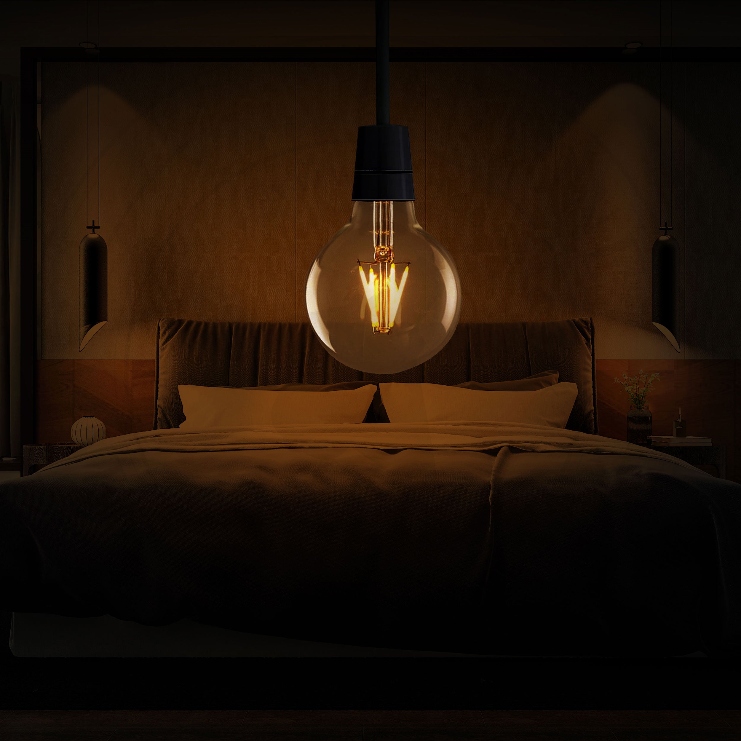 Led bulb for big outlet room