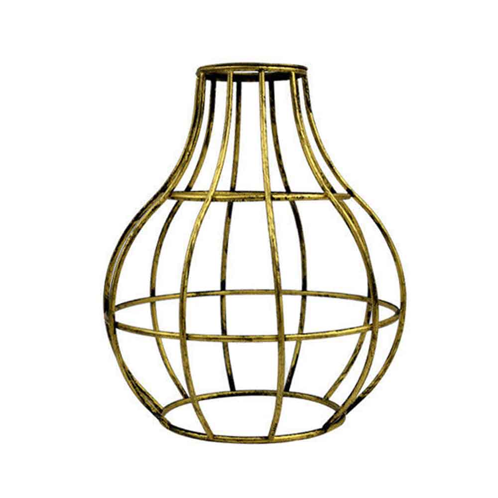 Vase-Cage-Brass