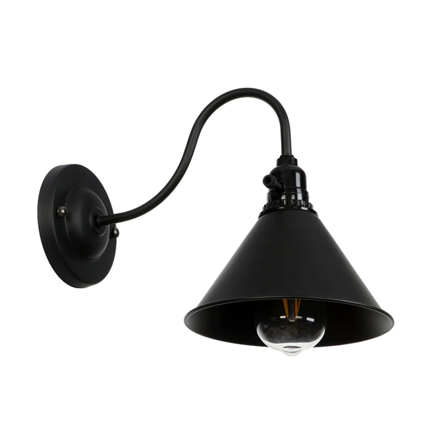 Vintage E27 Industrial Wall Light Sconce Lamp Shades Switch Retro Edison Loft~2673 - LEDSone UK Ltd