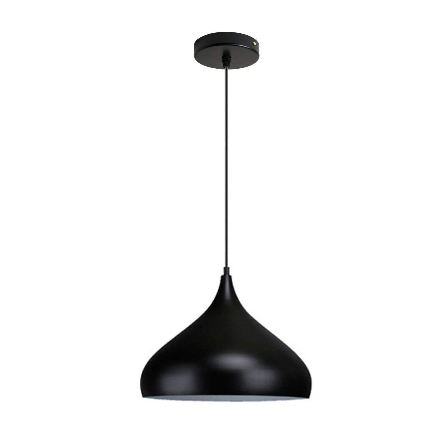 Vintage Industrial Metal Ceiling Black Hanging Pendant Shade~2506 - LEDSone UK Ltd