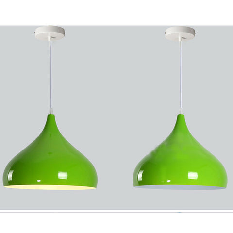 LEDSon Industrial Vintage Metal Ceiling Green Hanging Pendant Shade~2508