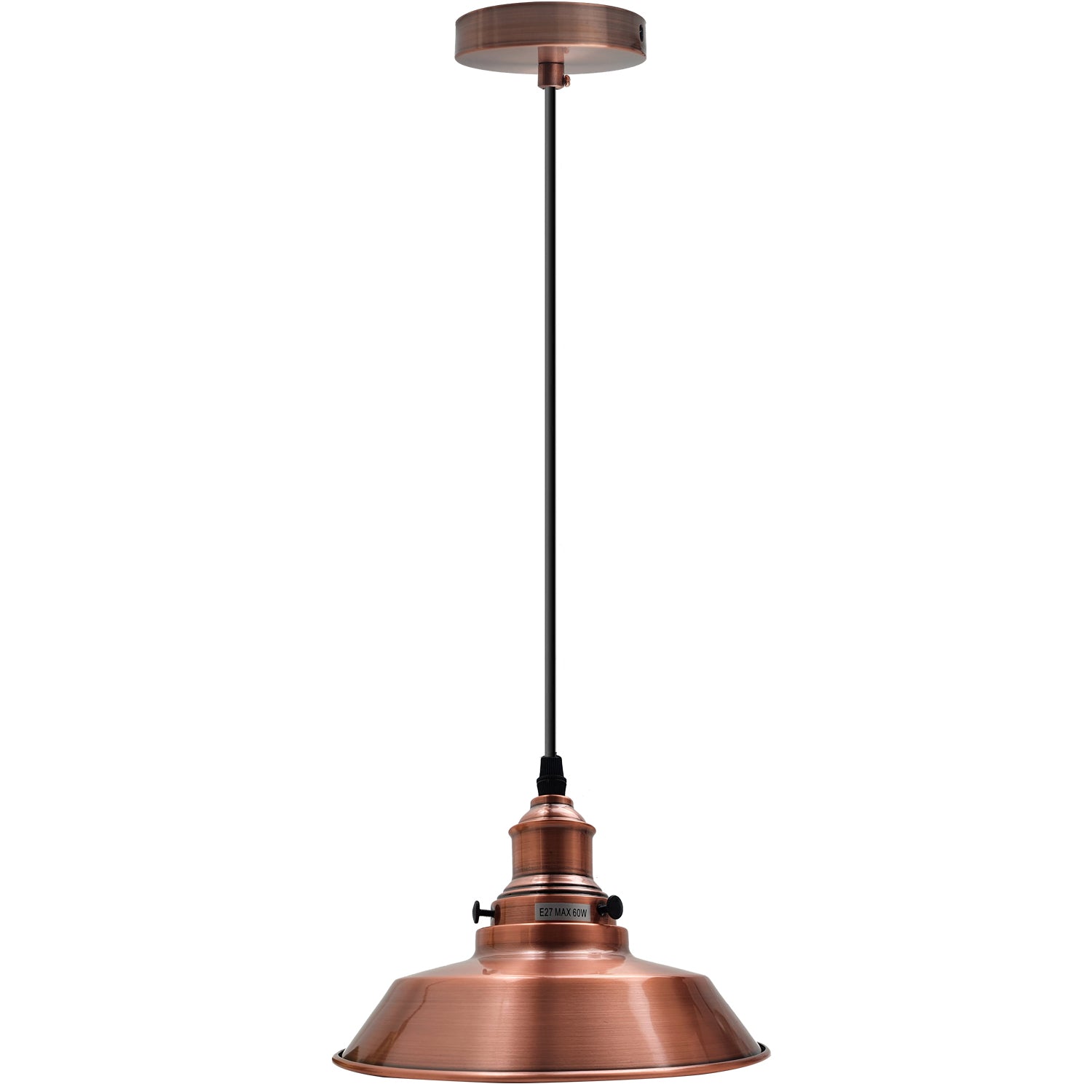 Vintage Industrial Metal Ceiling Pendant Lamp Copper Shade Modern Retro Style~2541 - LEDSone UK Ltd