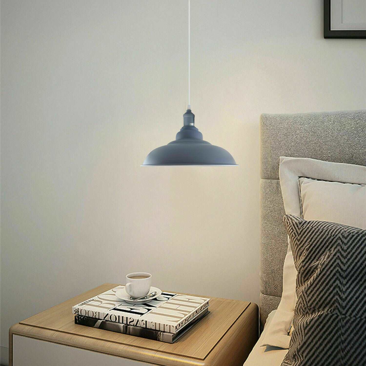 Vintage Industrial Metal Ceiling Pendant Shade Modern Hanging Retro Light Lamp~1563 - LEDSone UK Ltd
