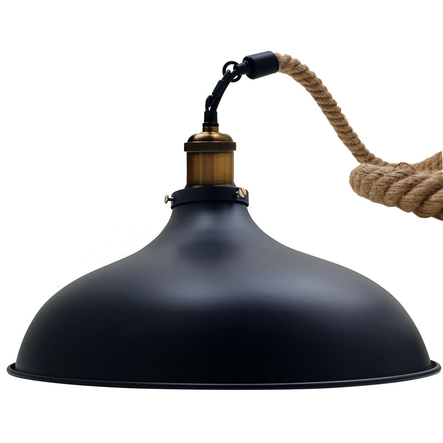 Vintage Industrial Retro Loft Style Ceiling Pendant Light Lamp Shade Rustic Lamp~1945 - LEDSone UK Ltd