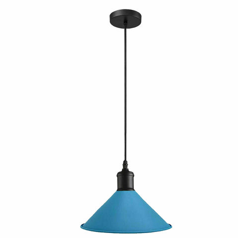 Blue Pendant Lamp Industrial style Decorative Ceiling lamp~1537
