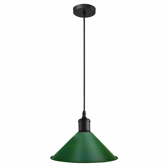 Green Pendant Lamp Industrial style Decorative Ceiling lamp~1538 - LEDSone UK Ltd