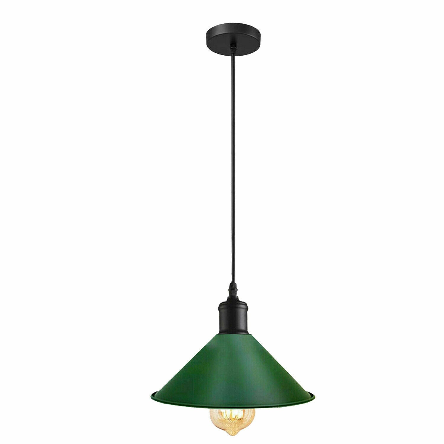 Green Pendant Lamp Industrial style Decorative Ceiling lamp~1538 - LEDSone UK Ltd