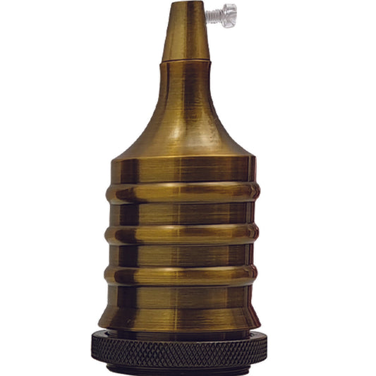 LEDSone industrial Vintage E27 Yellow Brass  Retro Industrial Style Lamp Holder~2493 - LEDSone UK Ltd