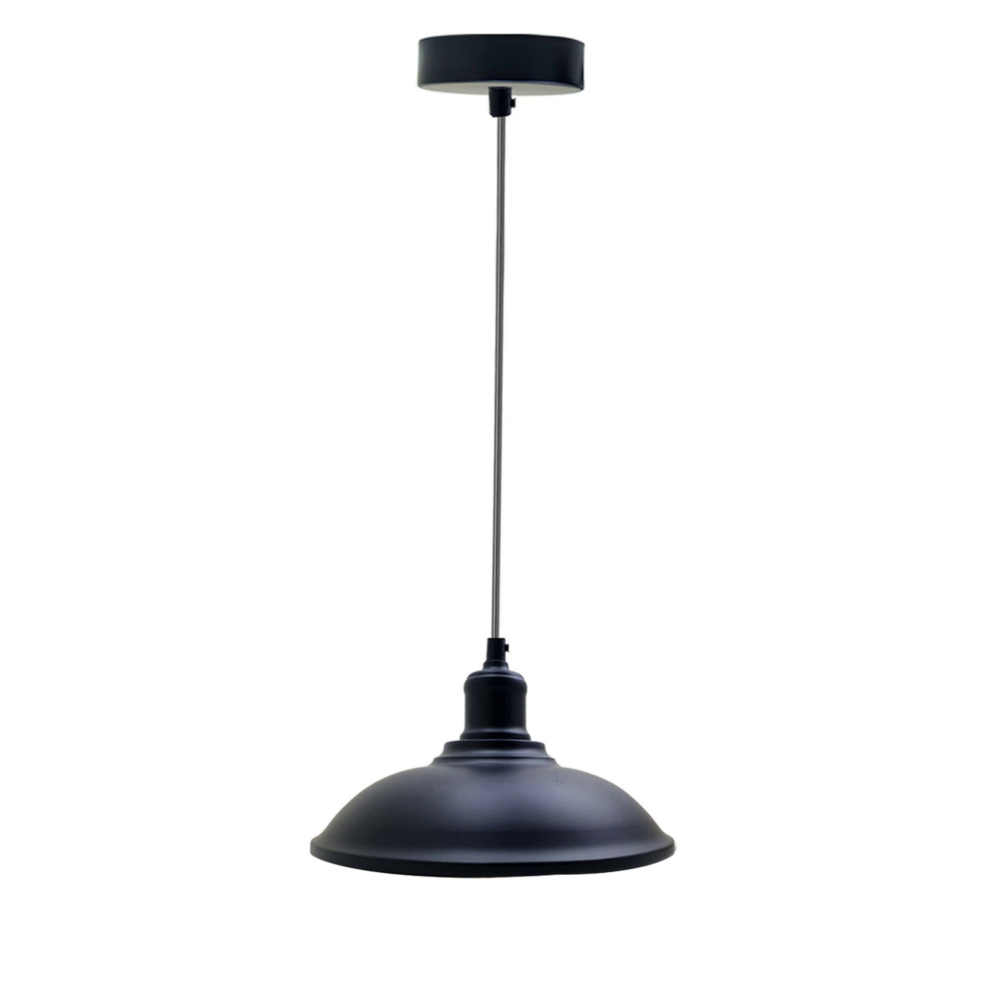 Metal Pendant Light Shade Black Retro Industrial Ceiling Lampshades Lighting Shades~1883 - LEDSone UK Ltd