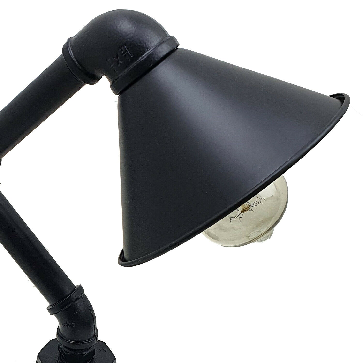 Black Cone Lampshade table Lamp Light