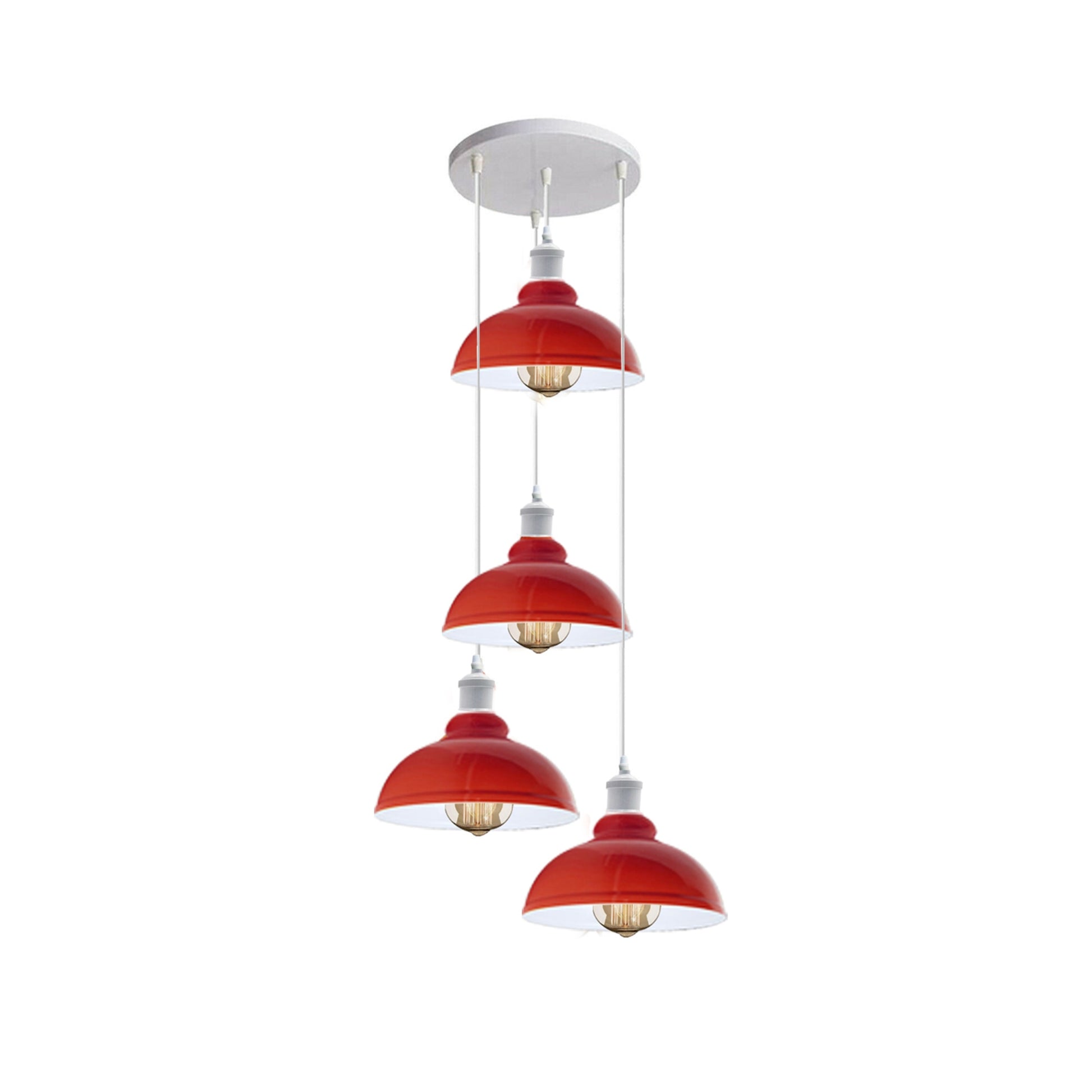 Kitchen Pendant Light Bar Décor Lamp Modern Red Ceiling Lights~1513 - LEDSone UK Ltd