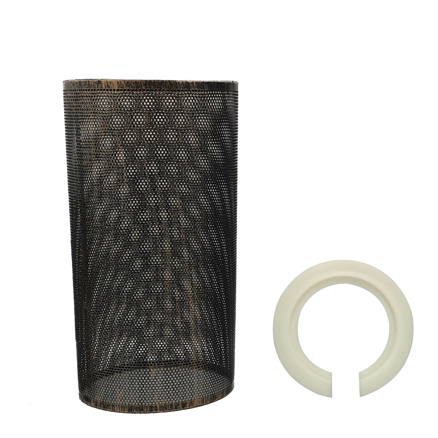 Easy Fit Drum Lampshade Pendant Light Shade Brushed Copper Colour~2449 - LEDSone UK Ltd