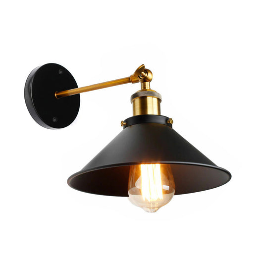 Wall Sconces Light Black Industrial Vintage Simplicity Lamp~3150 - LEDSone UK Ltd
