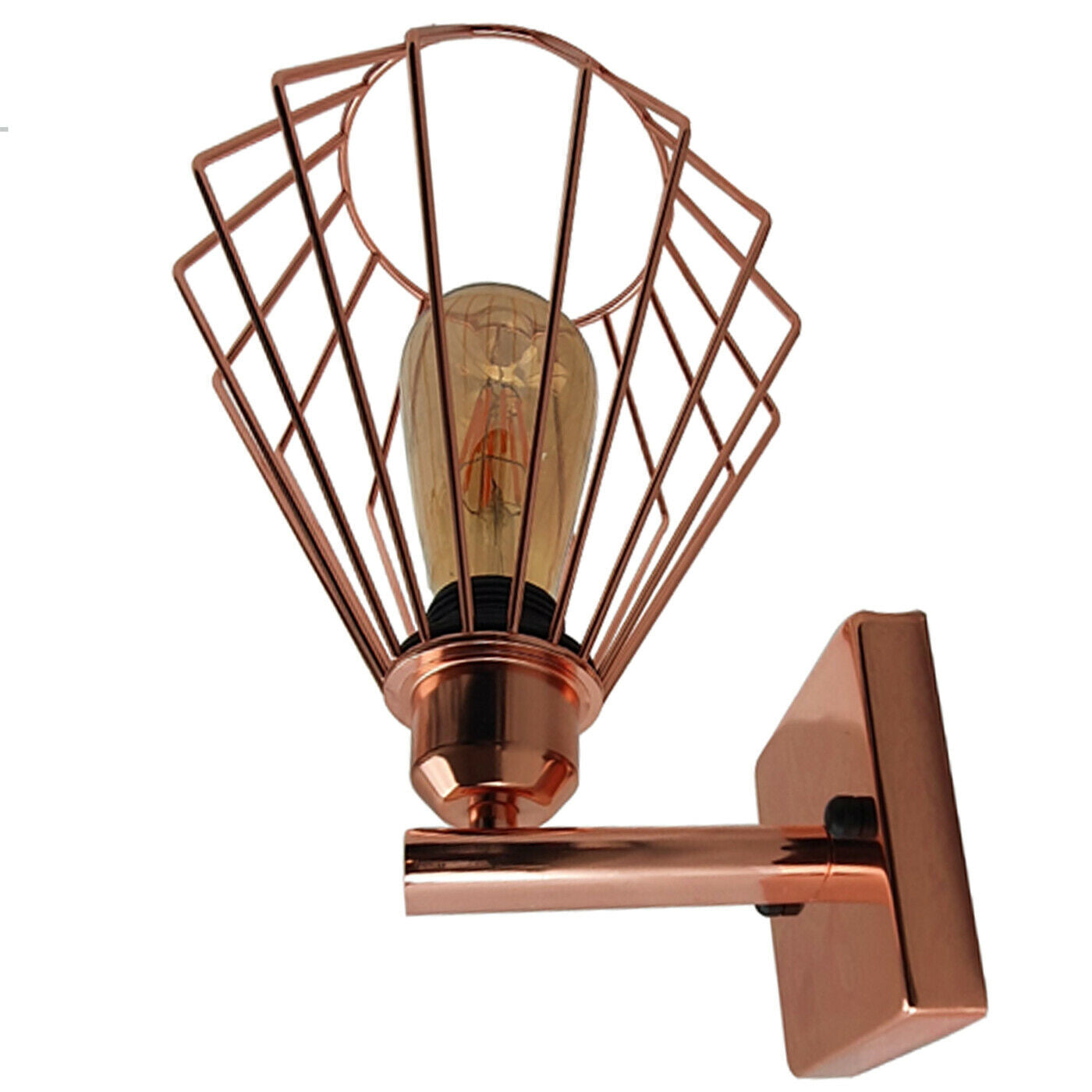 Wall Light Lamp Fixture Retro Style Vintage Light Shade Sconce Modern Industrial~2580 - LEDSone UK Ltd