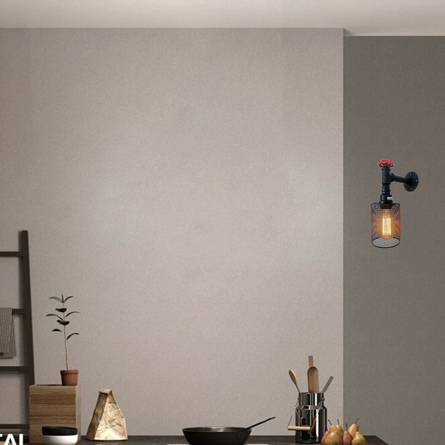 Modern Retro Industrial Rustic Sconce Wall Light Lamp Fitting Fixture~3404 - LEDSone UK Ltd