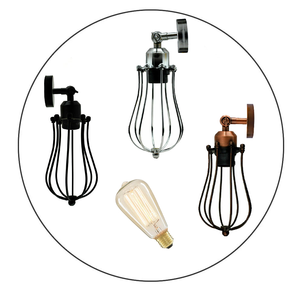 Vintage Industrial Sconce Lamps Modern Retro Wall Mounted Lights Lamp Fixture~2141 - LEDSone UK Ltd