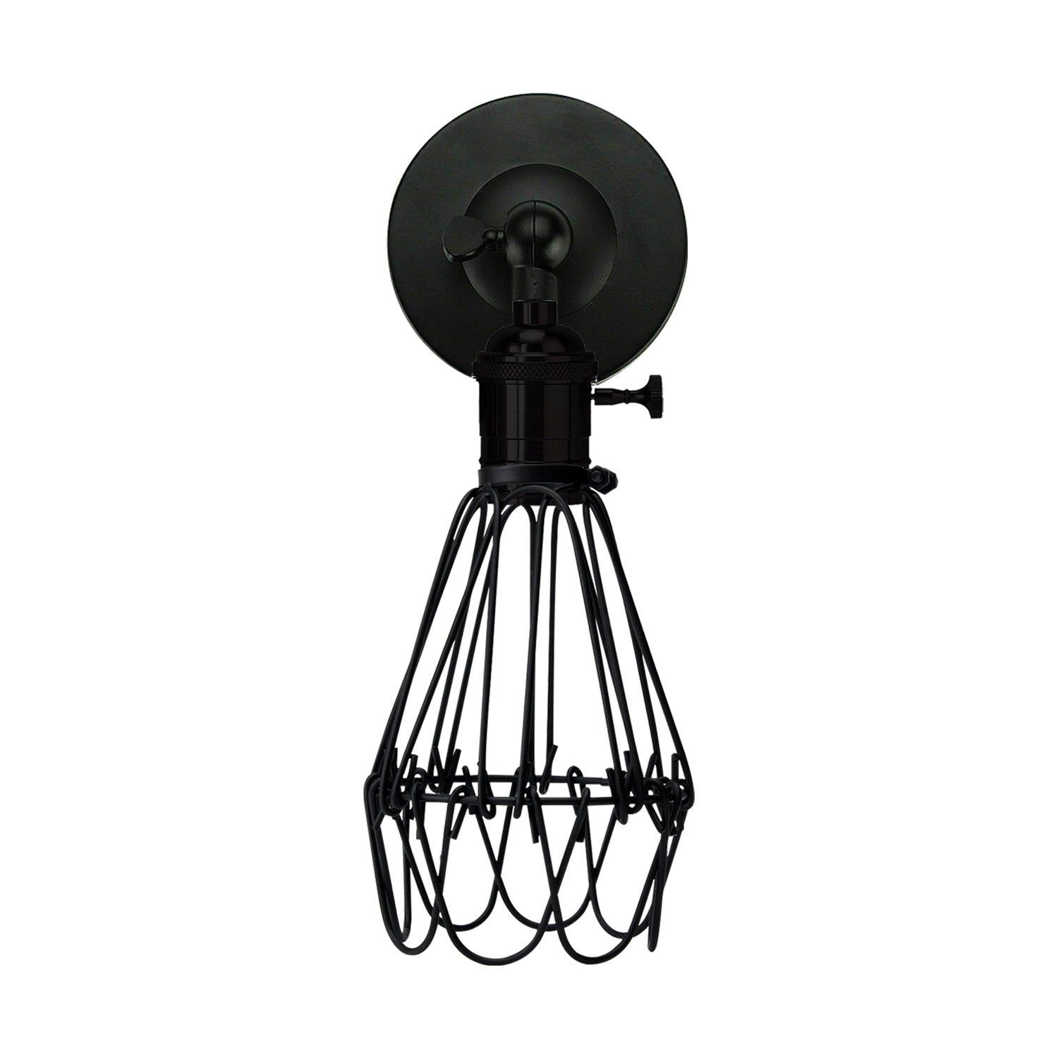 Creative Retro Industrial E27 Wall Lamp Nordic Water Lilly Shaped Wrought Metal Guard Wall Light~3428 - LEDSone UK Ltd