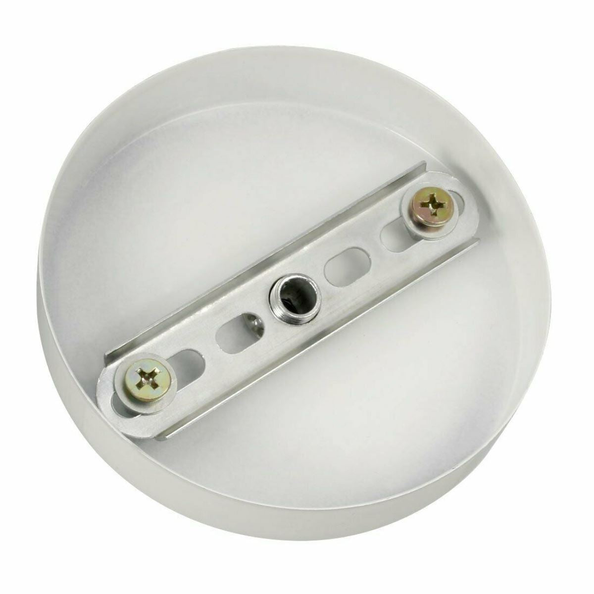 White Color Single Point Drop Outlet Ceiling Hook Ring Plate Perfect for fabric flex cable~2660 - LEDSone UK Ltd