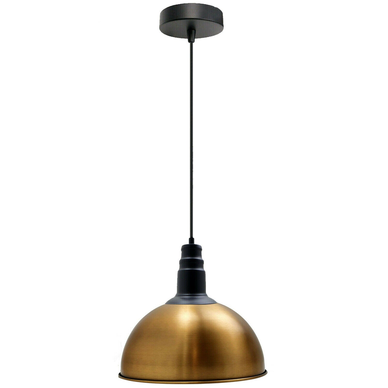 Vintage Modern Yellow Brass Ceiling Lamp Shades~1972 - LEDSone UK Ltd