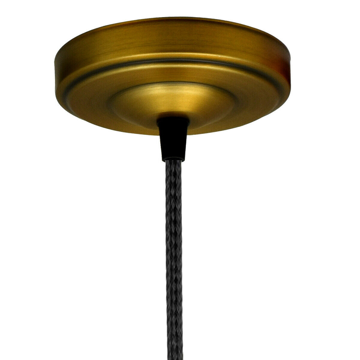 Yellow Brass Ceiling Rose 108mm Diameter Vintage Light Fitting~1466 - LEDSone UK Ltd