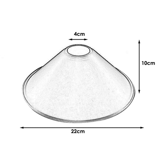 metal pendant lamp shade - size image