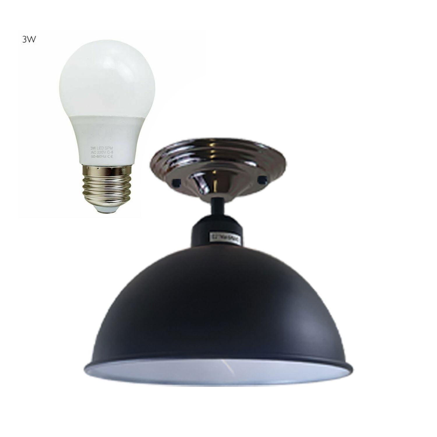 Vintage Ceiling Shade Industrial Chandelier Light Retro Lamp UK~1346 - LEDSone UK Ltd