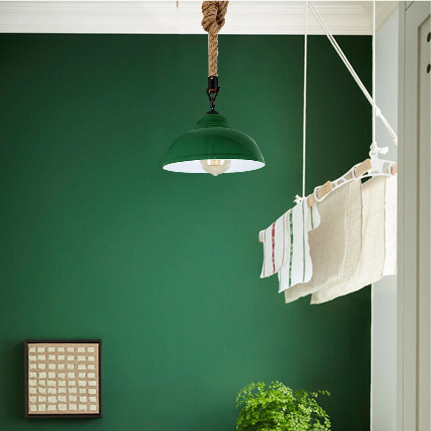 Retro Vintage Style Metal Ceiling Hanging Pendant Light~1168 - LEDSone UK Ltd